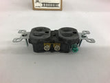 Leviton 5320-S Brown Duplex Outlet 2 Pole Grounding 15A-125V Box of 10
