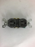 Leviton 5320-S Brown Duplex Outlet 2 Pole Grounding 15A-125V Box of 10