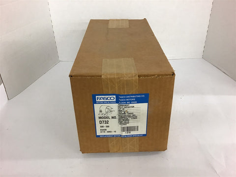Fasco D732 1/3 HP Split Capacitor Motor 115 Volts 1075 Rpm 1 Speed