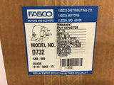 Fasco D732 1/3 HP Split Capacitor Motor 115 Volts 1075 Rpm 1 Speed
