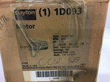 Dayton 1D093 1/30 HP Shaded Pole Motor 3000 Rpm 115/230 volts