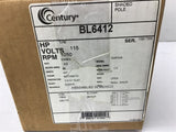 Century BL6412 1/6 HP Shaded Pole Motor 115 Volts 1050 Rpm 42Y Frame