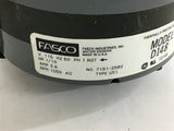 Fasco D148 1/10 Shaded Pole Motor 115 Volts 1050 Rpm 1 Speed