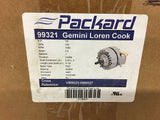 Packard 99321 Gemini Loren Cook 1/5 Hp 120 Volts 1050 Rpm 1 Speed