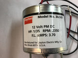 Dayton 3LCH7 1/35 HP 2350 Rpm 12 volts PM DC