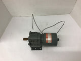 Dayton 9M504 1/40 HP 1630 Rpm Gear Motor 115 Volts Type 63B1
