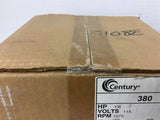 Century 380 1/96 Hp Split capacitor Motor 115 Volts 1075 Rpm 42 Frame