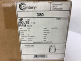 Century 380 1/96 Hp Split capacitor Motor 115 Volts 1075 Rpm 42 Frame