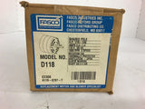 Fasco D118 1/15-1/30 Shaded Pole Motor 115 Volts 1500 Rpm 2 Speed