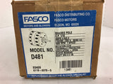 Fasco D481 1/10 Hp Shaded Pole Motor 115/208-230 V 1550 Rpm 1 Spd