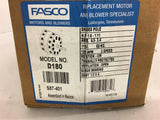 Fasco D180 1/8-1/11 Hp Shaded Pole Motor 1050 Rpm 2 Spd 115 Volts