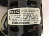 Fasco A125 1/70 Shaded Pole C.F.M. 125 1.10 Amps 115 Volts 3200 Rpm 1 Spd