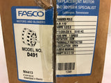 Fasco D491 1/10 HP Shaded Pole Motor 115/208-230 V 1050 Rpm 1 Spd