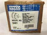 Fasco D481 1/10 HP Shaded Pole Motor 115/208-230 V 1550 Rpm 1 Spd