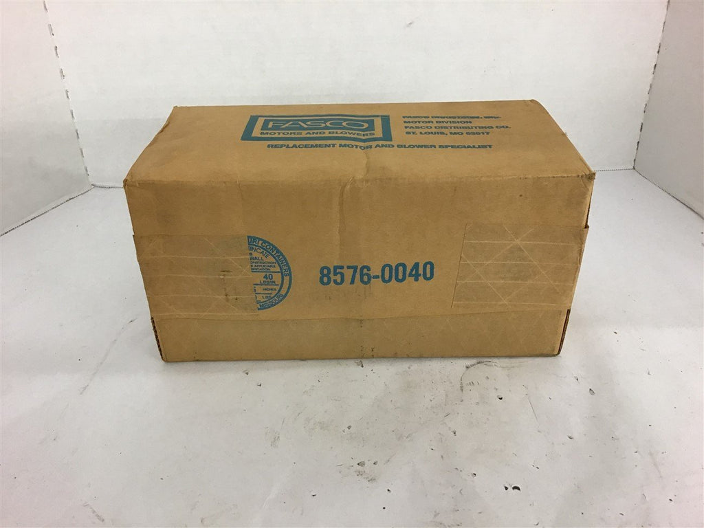 Fasco D164 1/6-1/8-1/10-1/12 HP Shaded Pole Motor 115 V 1050 Rpm 4 Spd
