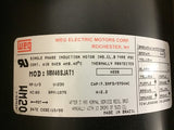Weg MM46SJAT1 1/3 HP 230 Volts Single Phase 1075 Rpm 48Y Frame
