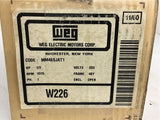 Weg MM46SJAT1 1/3 HP 230 Volts Single Phase 1075 Rpm 48Y Frame