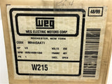 Weg MH44SAAT1 1/3 HP AC Motor 230 Volts 1625/1500/1350 Rpm Single Phase