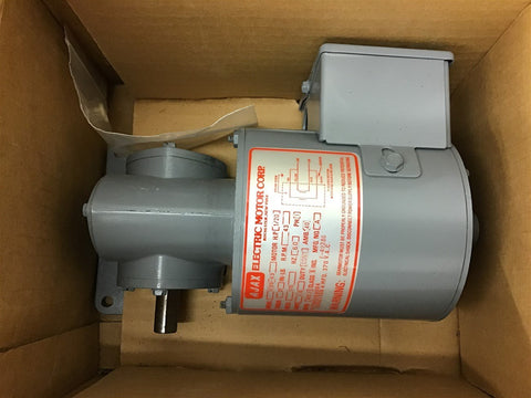 Ajax 1/20-43 1/20 HP AC Motor 115 volts 43 Rpm single Phase Type PSC