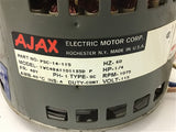 Ajax PSC-14-115 1/4 Hp AC Motor 115 Volts 1075 Rpm 48Y Frame Single Phase