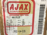 Ajax PSC-14-115 1/4 Hp AC Motor 115 Volts 1075 Rpm 48Y Frame Single Phase