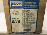 Fasco D778 3/4-1/2-1/3 HP AC Motor 208/230 Volts 1625 Rpm 3 Speed
