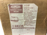 Dayton 6K135 1/2 HP AC Motor 115/230 volts 1725 Rpm