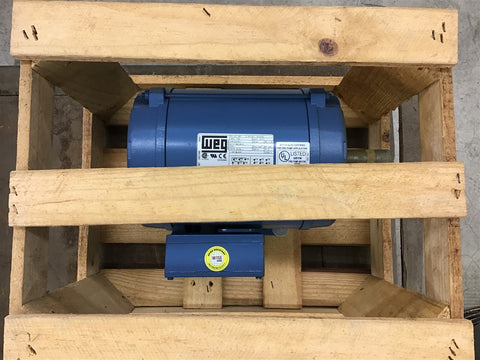 Weg 00318OP3E182T 3 HP AC Motor 208-230/460 Volts 1800 rpm 4P 182T Frame