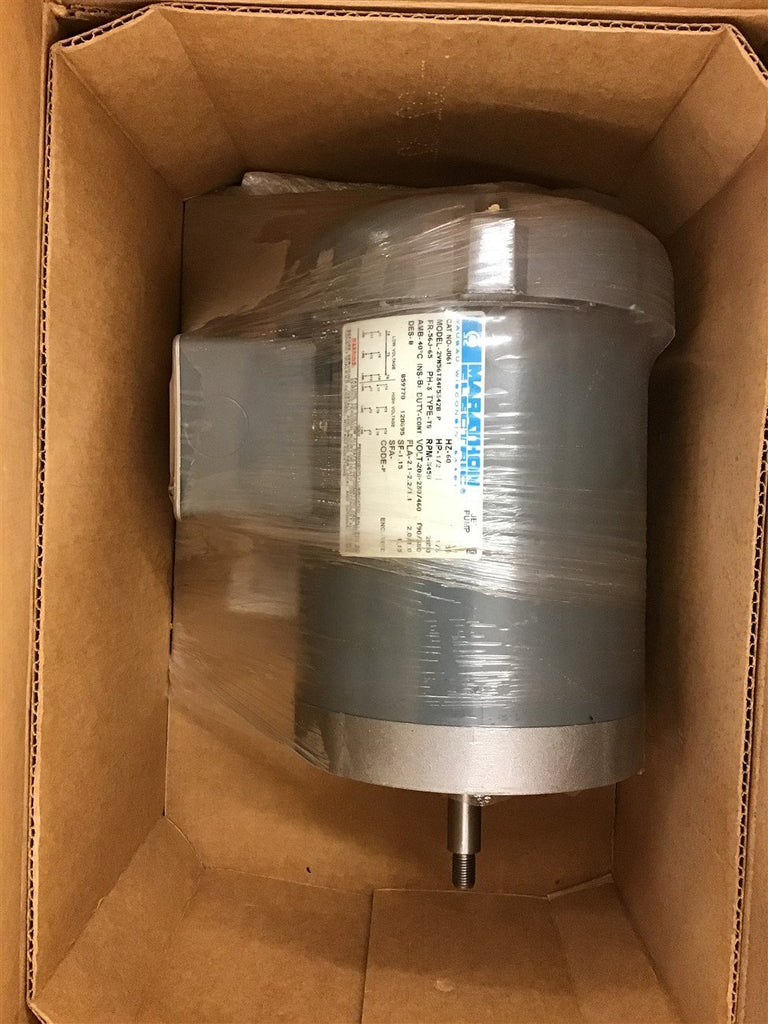 Marathon 56T34F5342 1 HP AC Motor 208-230/460 3450 2P 56J Frame