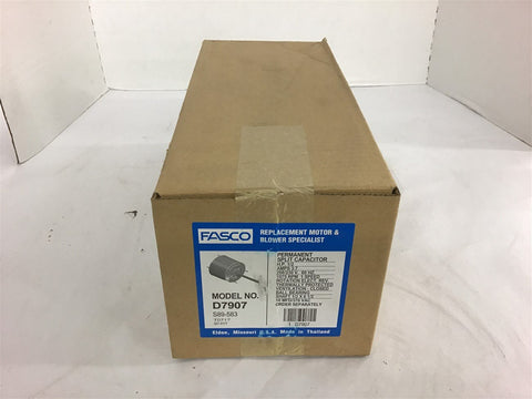 Fasco D7907 1/2 HP 208/230 Volts 1075 Rpm 1 Speed 3.7 Amps