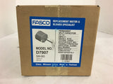 Fasco D7907 1/2 HP 208/230 Volts 1075 Rpm 1 Speed 3.7 Amps