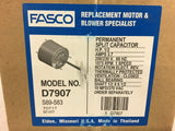 Fasco D7907 1/2 HP 208/230 Volts 1075 Rpm 1 Speed 3.7 Amps