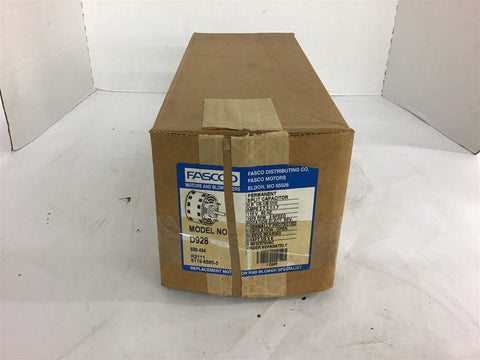 Fasco D928 1/6-1/8-1/10 Motor 115 Volts Single Phase 1075 Rpm 3 Speed