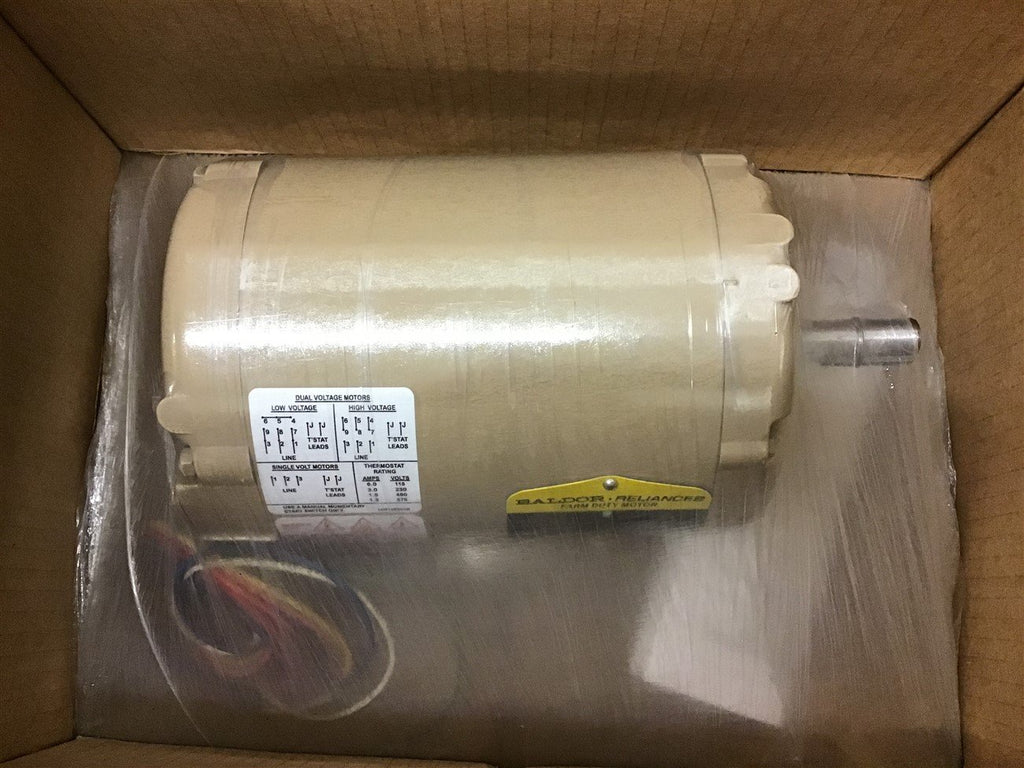 Baldor AFM3529 1 HP AC Motor 230/460 Volts 3600 Rpm 2P 56Z Frame