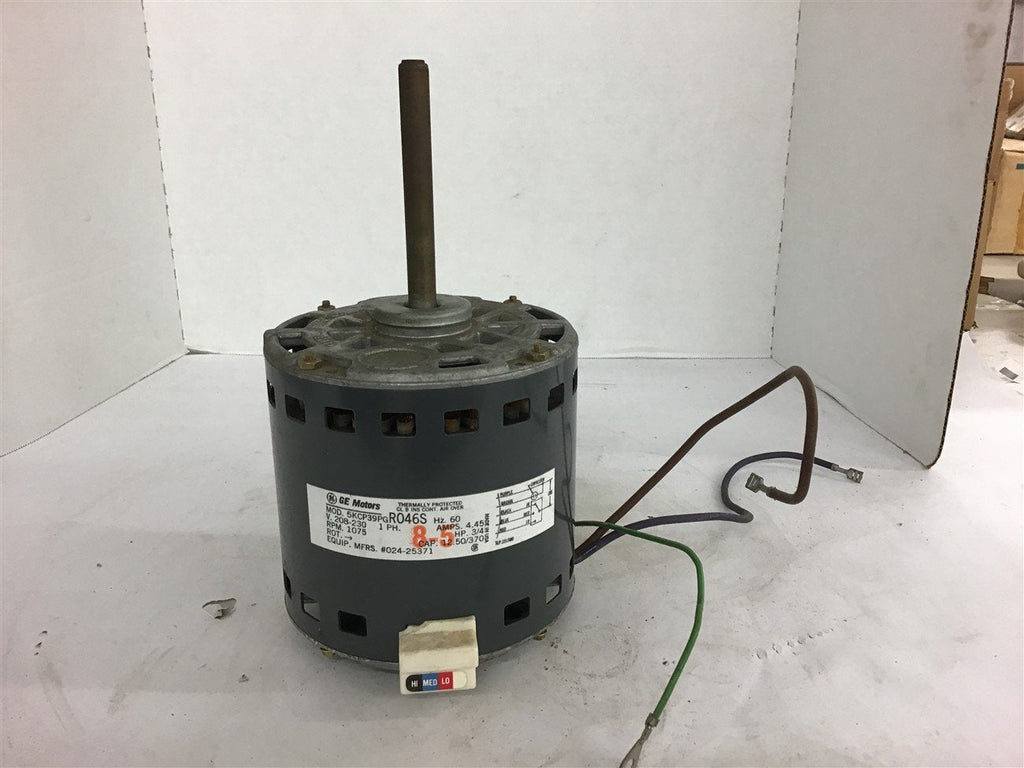 GE 5KCP39PGR046S 3/4 HP Air Over Motor 208-230 V Single Phase 1075 Rpm