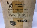 Westinghouse 1/4 HP AC Motor 115 Volts 1725 Rpm 48Y Frame