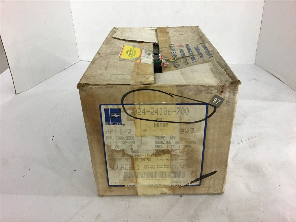 GE K55HXLCZ-3630 1/2 HP AC Motor 208/230 volts 1000 Rpm 3 Spd Single Phase