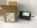 GE H209 5KH37PN36G 1/6 HP AC Motor 115 Volts 1140 rpm 56CZ