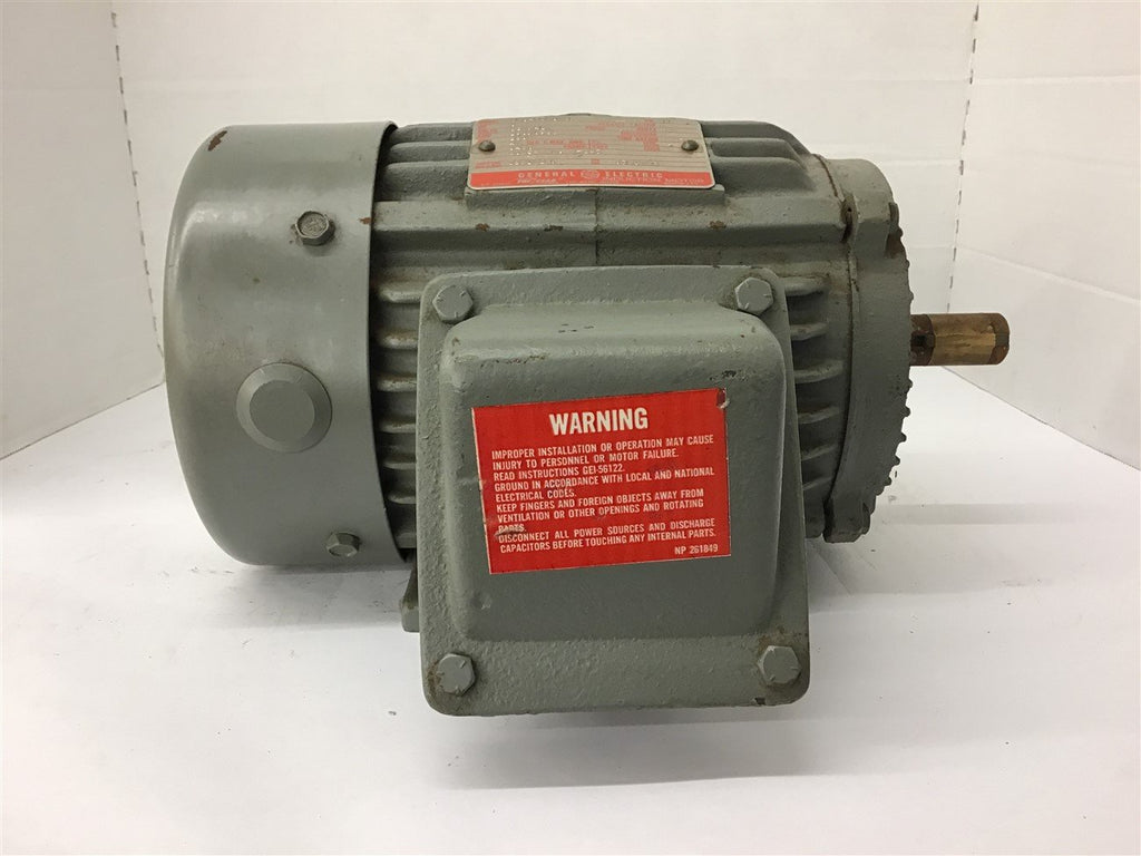 GE 5K145CK108P 1 HP AC Motor 230/460 volts 3600 rpm 2P 145T Frame