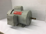 Weg 12 12 56 1/2 HP AC Motor 115 Volts 1150 Rpm 6P 56 Frame Single Phase