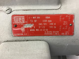 Weg 12 12 56 1/2 HP AC Motor 115 Volts 1150 Rpm 6P 56 Frame Single Phase