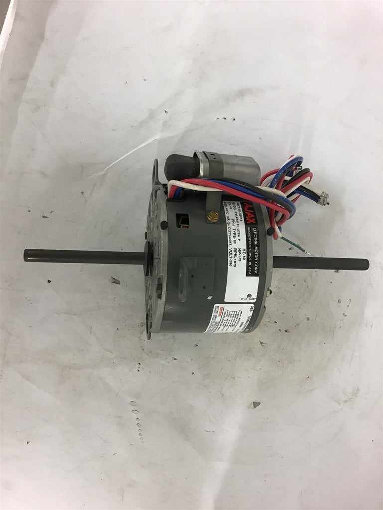 Ajax GBK15 1/5 Hp AC Motor 230 volts Single Phase 1075 Rpm