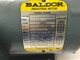 Baldor M3555T 2 HP AC Motor 208-230/460 Volts 3600 rpm 2P 145T Frame