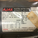 Ajax FAJM-34 1 HP AC Motor 208-230/460 volts 3450 Rpm 2P 56C Frame 3 Phase