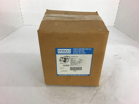 Fasco A068 Draft Inducer Blower Motor120 Volts 3000 Rpm