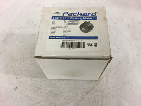Packard 65313 6 Watts unit Bearing Motor 155 volts 1550 Rpm