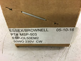 Esses MSP-503 50 WO 230 volt CW ESP-OL50EM2 AC Motor