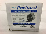 Packard 65413 9 Watts AC Motor 115 Volts 1550 Rpm 0.50 Amps