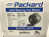 Packard 65413 9 Watts AC Motor 115 Volts 1550 Rpm 0.50 Amps