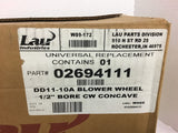 Lau DD11-10A Blower Wheel 1/2'' Bore CW Concave